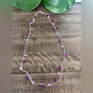 Sarah Coventry Purple and light purple Beaded Necklace